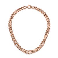 Collar Maria Cristina Sterling Mujer Cristal Waves in Plata Zirconia G4823R.1